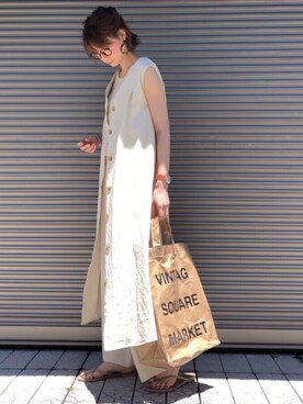 chikaさん（レディース・162cm）の春コーディネート