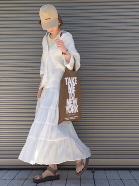 chikaさん（レディース・162cm）の夏コーディネート