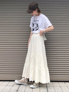 chikaさん（レディース・162cm）の夏コーディネート