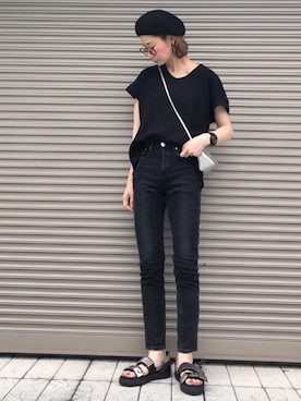 「STYLEDOOR（スタイルドア）のアイテム」を使った、chikaさん（レディース・162cm）の夏コーディネート