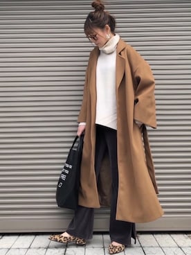 chikaさん（レディース・162cm）の冬コーディネート