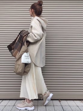 chikaさん（レディース・162cm）の冬コーディネート