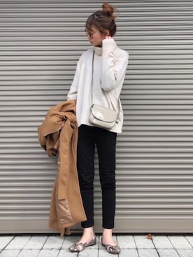 chikaさん（レディース・162cm）の冬コーディネート