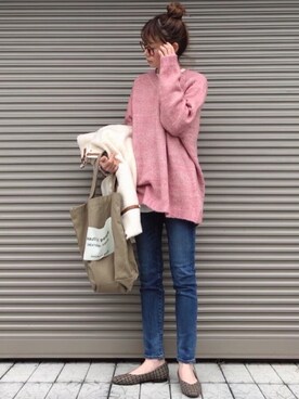 chikaさん(レディース・162cm)の冬コーディネート