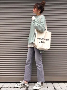 chikaさん（レディース・162cm）の春コーディネート