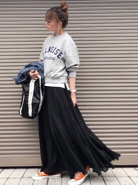 「RED CARD TOKYO（レッドカード）のアイテム（ジャケット/アウター）」を使った、chikaさん（レディース・162cm）の春コーディネート