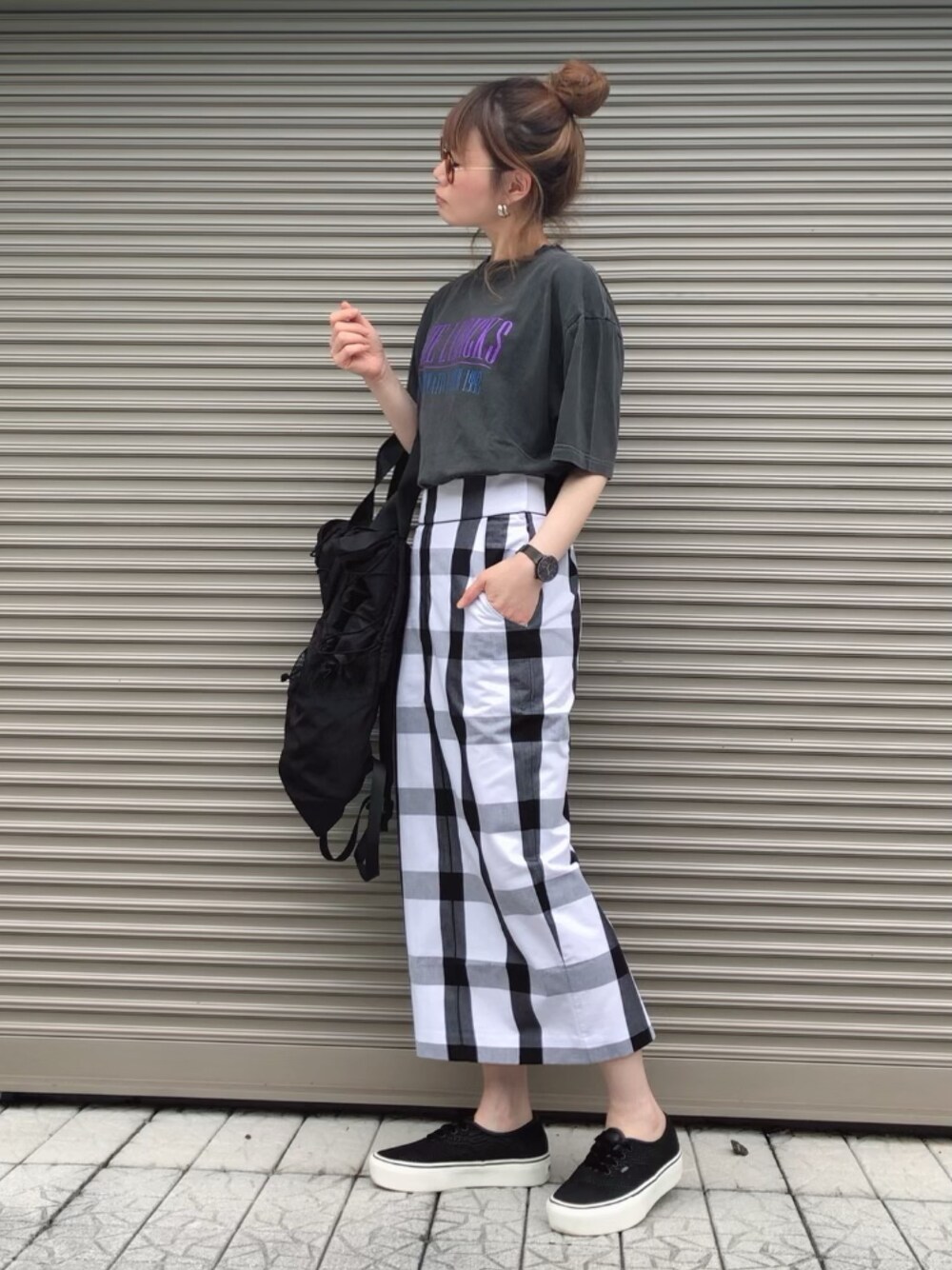 Emma Taylor 美シルエットビッグギンガムスカート Emma Taylor（エマテイラー）の「美シルエットビッグギンガム