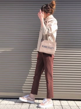 chikaさん（レディース・162cm）の春コーディネート