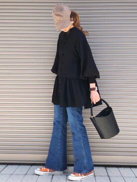 chikaさん（レディース・162cm）の春コーディネート