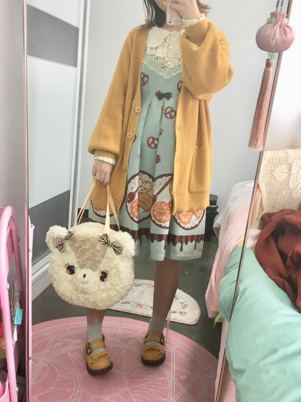 Emily Temple cuteのワンピース（グリーン系）を使った人気