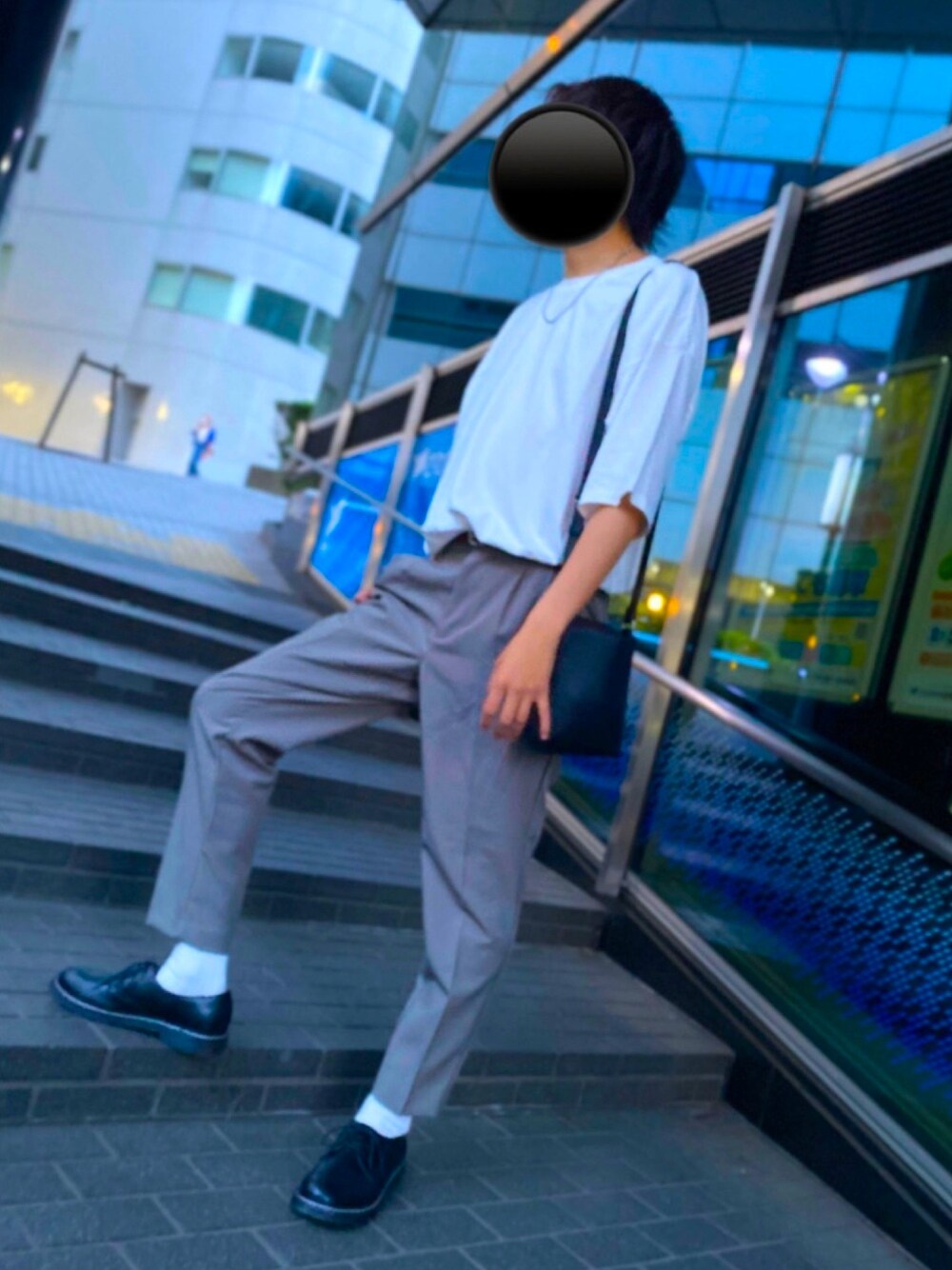 「シンプルコーデ、夏コーデ、タックイン、いいね、save、フォローお願いします🤑」｜「SITRYの【SITRY】チェーンネックレス（ネックレス、シルバー系）」を使った、蒼都さん（メンズ・179cm）の夏コーディネートの1枚目の写真