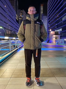「stance socks」｜「アイテム（ジャケット/アウター）」を使った、Kazukiさん（メンズ・175cm）の冬コーディネート
