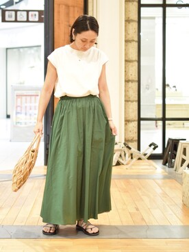 「teva」｜「アイテム（トートバッグ）」を使った、bebe1113さん（レディース・156cm）の春コーディネート