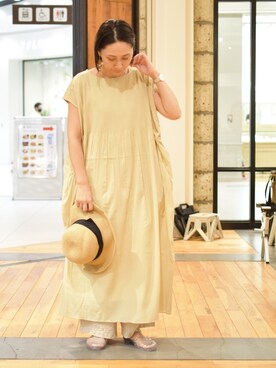 「FORK&SPOON（フォークアンドスプーン）のアイテム（帽子）」を使った、bebe1113さん（レディース・156cm）の夏コーディネート