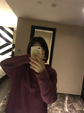 「PULL&BEAR（プルアンドベア）のアイテム（パーカー）」を使った、mayayaさん（レディース・161cm）の秋コーディネート