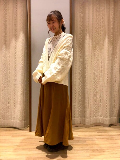 Yuki Earth Music Ecologyのカーディガンを使ったコーディネート Wear