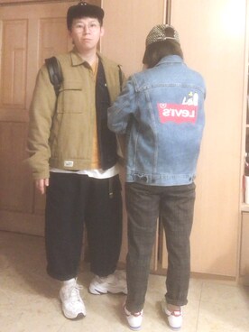 「TABOO（タブー）のアイテム」を使った、柚子さん（メンズ・160cm）の春コーディネート