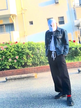 「CANTON（キャントン）のアイテム」を使った、🏄IZUMI🌺さん（メンズ・167cm）の春コーディネート