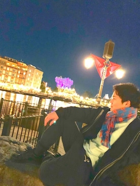 熱田佐武さん（メンズ・170cm）の冬コーディネート