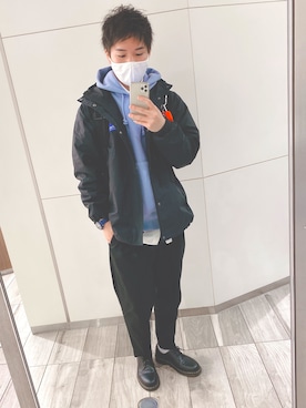 「MARC JACOBS（マークジェイコブス）のアイテム（腕時計）」を使った、熱田佐武さん（メンズ・170cm）の秋コーディネート