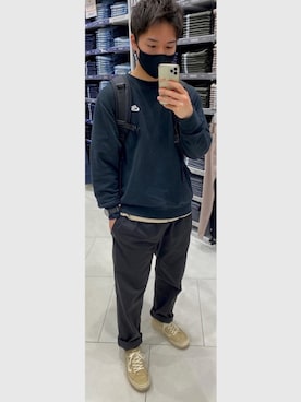 熱田佐武さん（メンズ・170cm）の冬コーディネート