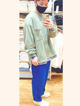 「MARC JACOBS（マークジェイコブス）のアイテム（腕時計）」を使った、熱田佐武さん（メンズ・170cm）の春コーディネート