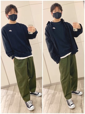 熱田佐武さん（メンズ・170cm）の春コーディネート