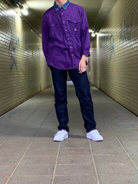 omiさん（メンズ・177cm）の春コーディネート