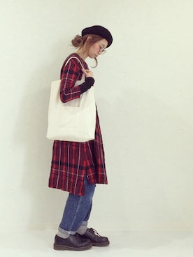 ちばのぞみ。さん(レディース・165cm)の冬コーディネート