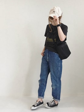 「STUDIOUS SELECT（ステュディオスセレクト）のアイテム（トップス）」を使った、ちばのぞみ。さん（レディース・165cm）の秋コーディネート