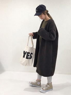 ちばのぞみ。さん（レディース・165cm）の冬コーディネート