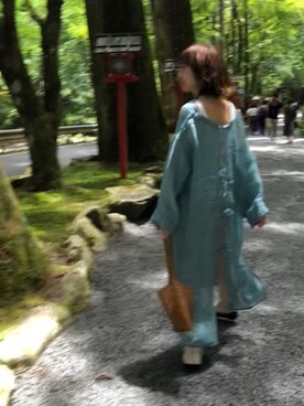 「Littlesuzie」｜「アイテム（バッグ）」を使った、tomoさん（レディース・163cm）の夏コーディネート