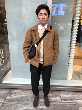 「渋谷PARCO」｜takuさん（メンズ・175cm）の冬コーディネート
