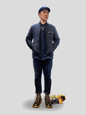 「茶芯」｜Tseng J.さん（メンズ・176cm）の冬コーディネート