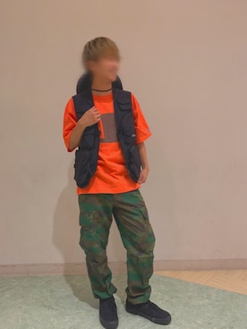 「CAMP7（キャンプセブン）のアイテム（ジャケット/アウター）」を使った、Ritaさん（メンズ・168cm）の夏コーディネート