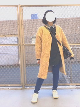 「横浜流星」｜Mioさん（レディース・153cm）の冬コーディネート