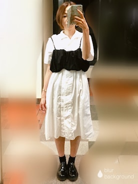 「MIYAO（ミヤオ）のアイテム」を使った、ななりさん（レディース・151cm）の秋コーディネート