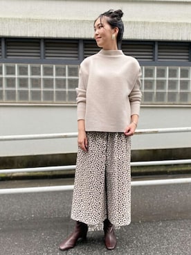 naoさん（レディース・159cm）の秋コーディネート