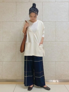 naoさん（レディース・159cm）の秋コーディネート