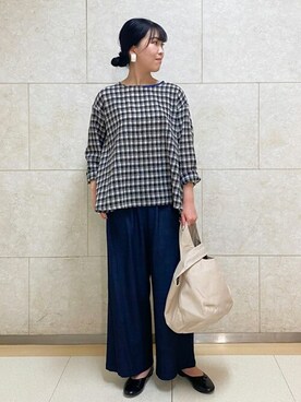 naoさん（レディース・159cm）の冬コーディネート