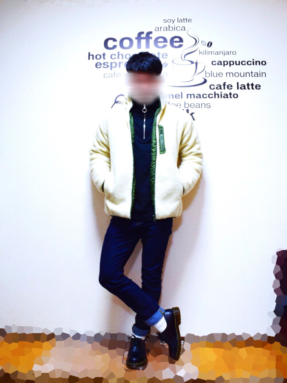 「冬、シンプル、休日スタイル、おしゃれさんと繋がりたい」｜「SPINNSの【UNISEX】ハーフジッププルオーバースウェット（スウェット、ブラック系）」を使った、ナッツさん（メンズ・173cm）の冬コーディネートの1枚目の写真