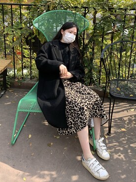 「H:CONNECT（エイチコネクト）のアイテム」を使った、little whiteさん（レディース・159cm）の春コーディネート