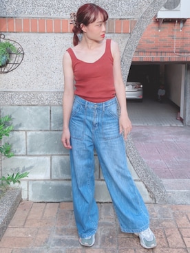 「赤コーデ」｜「アイテム（財布/小物）」を使った、I am tutu.!!.さん（レディース・160cm）の夏コーディネート