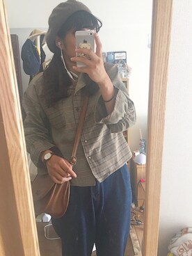 「CONVERSE（コンバース）のconverse（コンバース） ALL STAR OX（オールスターOX）（スニーカー）」を使った、ｅｍａ ¨̮ さん（レディース・160cm）の秋コーディネート