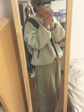 「SpRay（スプレイ）のアイテム（ブルゾン）」を使った、ｅｍａ ¨̮ さん（レディース・160cm）の冬コーディネート
