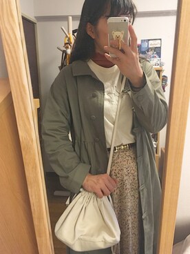 「CONVERSE（コンバース）のconverse（コンバース） ALL STAR OX（オールスターOX）（スニーカー）」を使った、ｅｍａ ¨̮ さん（レディース・160cm）の冬コーディネート