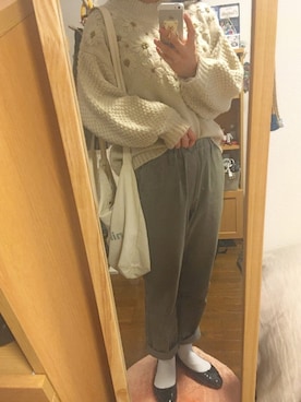 ema ¨̮ さん(レディース・160cm)の冬コーディネート