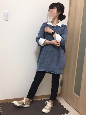 「attack the mind 7（アタックザマインドセブン）のアイテム」を使った、ちゃばさん（レディース・148cm）の春コーディネート