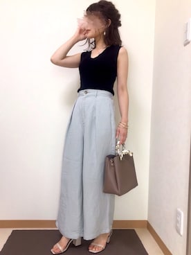 「アイテム（イヤリング）」を使った、ちゃばさん（レディース・148cm・20代）の夏コーディネート