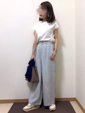 「アイテム（イヤリング）」を使った、ちゃばさん（レディース・148cm・20代）の夏コーディネート